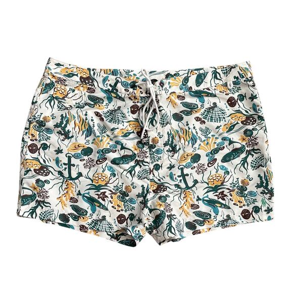 Polo Ralph Lauren‎ Coral Reef Motif 4-Inch Unlined Swim Trunk Pockets Size 42 - Picture 5 of 9